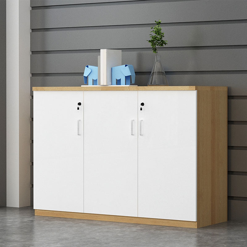 Gabinete de madera de ingeniería Archivo contemporáneo de archivo de pedestal