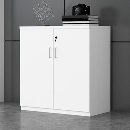 Archivo de madera de ingeniería lateral Babor de archivo moderno blanco