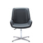Modern Office Chair No Wheels Upholstered No Distressing Desk Chair