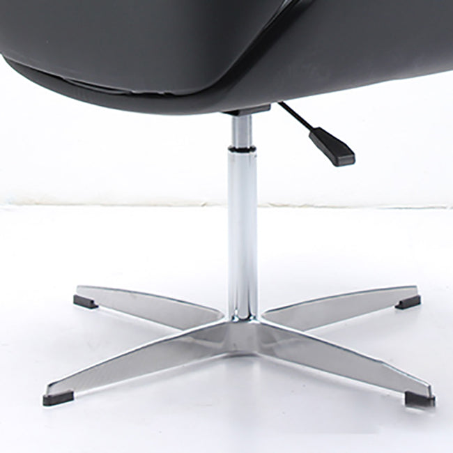 Modern Office Chair No Wheels Upholstered No Distressing Desk Chair