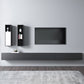 Modern Wood TV Media Stand Wall-mounted TV Console for Living Room Clearhalo 'furn' 'furn_tv_stands_entertainment_centers' 'Furniture' 'Living Room Furniture' 'TV Stands & Entertainment Centers' 'TV Stands & Media Storage Furniture' 'tv_stands_entertainment_centers' 6668986