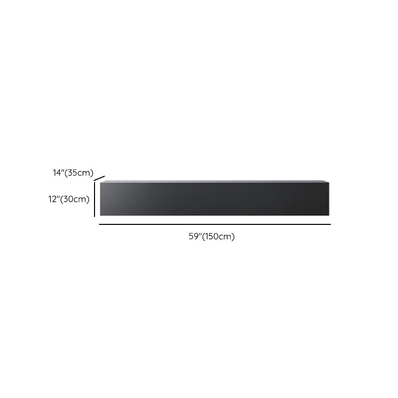 Modern Wood TV Media Stand Wall-mounted TV Console for Living Room Clearhalo 'furn' 'furn_tv_stands_entertainment_centers' 'Furniture' 'Living Room Furniture' 'TV Stands & Entertainment Centers' 'TV Stands & Media Storage Furniture' 'tv_stands_entertainment_centers' 6669000