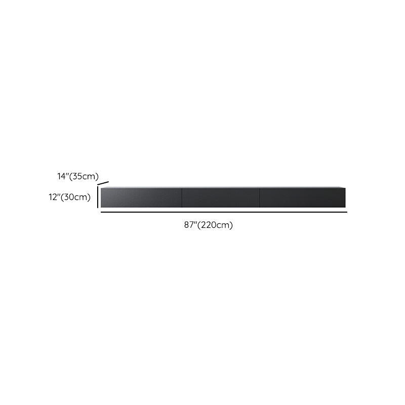 Modern Wood TV Media Stand Wall-mounted TV Console for Living Room Clearhalo 'furn' 'furn_tv_stands_entertainment_centers' 'Furniture' 'Living Room Furniture' 'TV Stands & Entertainment Centers' 'TV Stands & Media Storage Furniture' 'tv_stands_entertainment_centers' 6669001