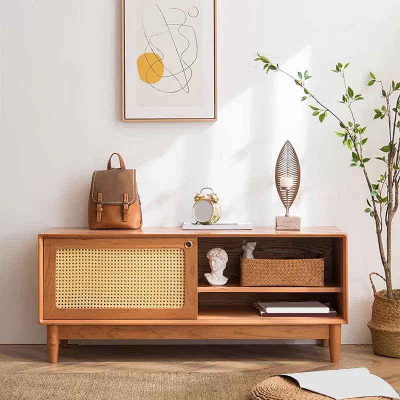 Mobile TV in legno massello Console TV scandinava per soggiorno