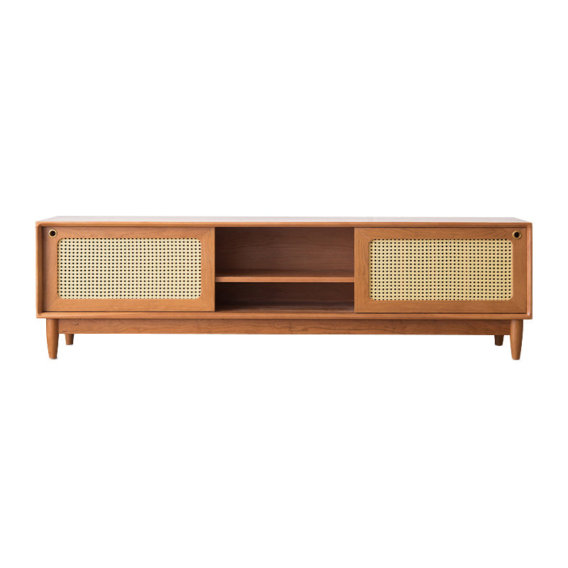 Mobile TV in legno massello Console TV scandinava per soggiorno