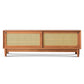 Mobile TV in legno massello Console TV scandinava per soggiorno