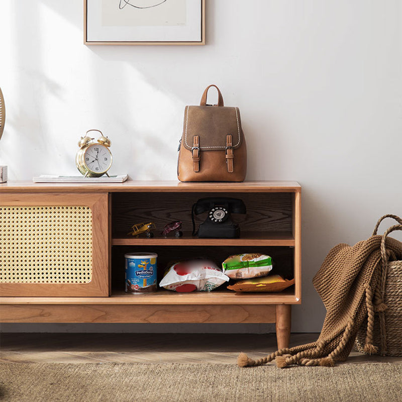 Mobile TV in legno massello Console TV scandinava per soggiorno