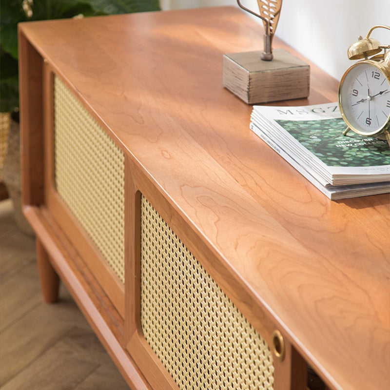 Mobile TV in legno massello Console TV scandinava per soggiorno