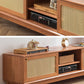 Mobile TV in legno massello Console TV scandinava per soggiorno