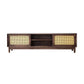 Mobile TV in legno massello Console TV scandinava per soggiorno