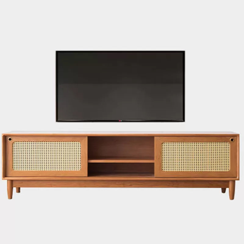Mobile TV in legno massello Console TV scandinava per soggiorno