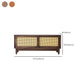 Mobile TV in legno massello Console TV scandinava per soggiorno