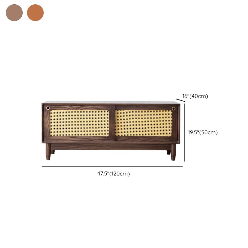 Mobile TV in legno massello Console TV scandinava per soggiorno