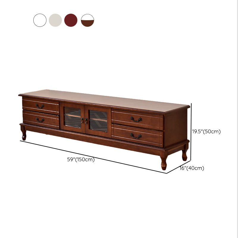 Modern TV Media Console Wooden TV Media Stand with 4 Drawers Clearhalo 'furn' 'furn_tv_stands_entertainment_centers' 'Furniture' 'Living Room Furniture' 'TV Stands & Entertainment Centers' 'TV Stands & Media Storage Furniture' 'tv_stands_entertainment_centers' 6669037