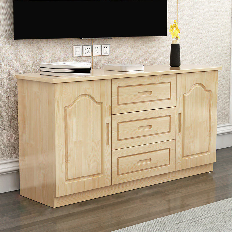 Wooden TV Media Stand Contemporary TV Console for Living Room Natural Clearhalo 'furn' 'furn_tv_stands_entertainment_centers' 'Furniture' 'Living Room Furniture' 'TV Stands & Entertainment Centers' 'TV Stands & Media Storage Furniture' 'tv_stands_entertainment_centers' 6669123