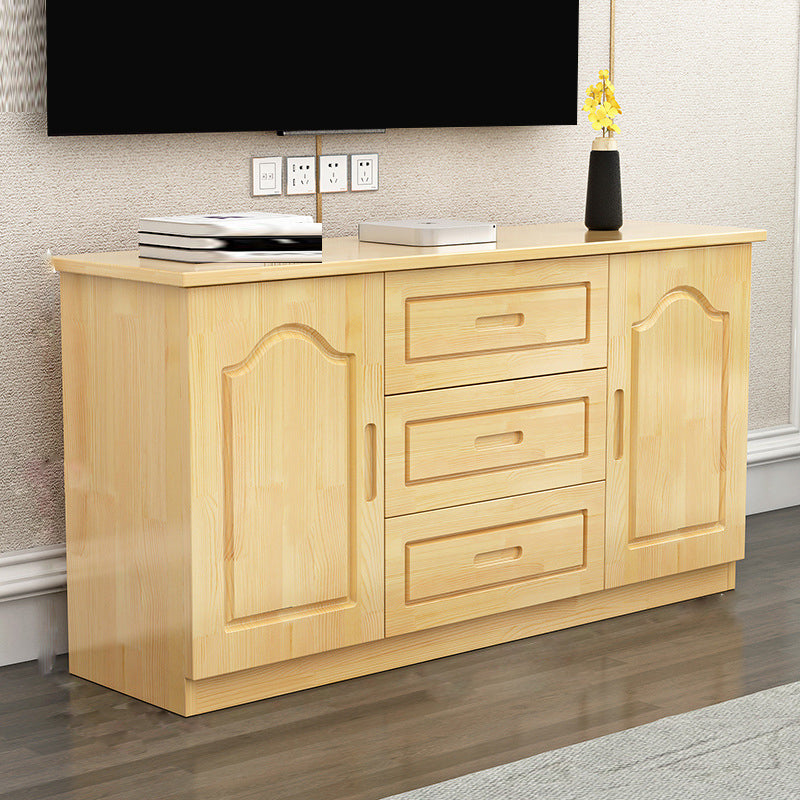 Wooden TV Media Stand Contemporary TV Console for Living Room Light Wood Clearhalo 'furn' 'furn_tv_stands_entertainment_centers' 'Furniture' 'Living Room Furniture' 'TV Stands & Entertainment Centers' 'TV Stands & Media Storage Furniture' 'tv_stands_entertainment_centers' 6669125