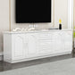 Wooden TV Media Stand Contemporary TV Console for Living Room White Clearhalo 'furn' 'furn_tv_stands_entertainment_centers' 'Furniture' 'Living Room Furniture' 'TV Stands & Entertainment Centers' 'TV Stands & Media Storage Furniture' 'tv_stands_entertainment_centers' 6669130