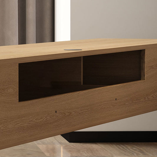 Console TV MEDIA TV in legno scandinavo con cassetti con cassetti