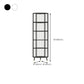 Contemporary Metal Curio Cabinet Glass Doors Storage Cabinet for Dining Room