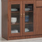 Contemporary Dining Hutch Wood Glass Doors Storage Cabinet for Dining Room Clearhalo 'Display & China Cabinets' 'display_china_cabinets' 'furn' 'furn_display_china_cabinets' 'Furniture' 'Kitchen & Dining Furniture' 6669248