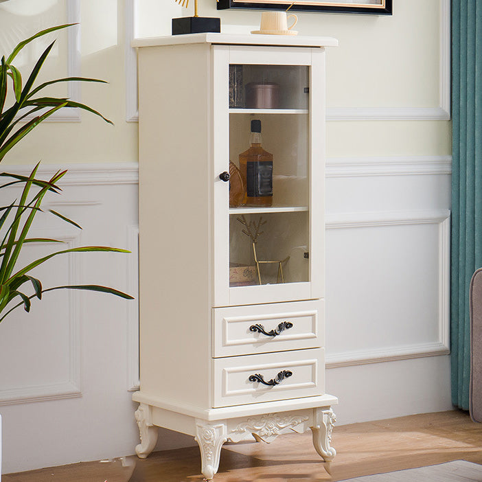 Tradizionale per il display di vetro per il display mobile in legno massiccio per sala da pranzo