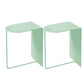 Contemporary Accent Table Nightstand Antique Finish Bedside Cabinet Light Green 2 Piece Set Clearhalo 'Bedroom Furniture' 'furn' 'furn_night_stand' 'Furniture' 'night_stand' 'Nightstands' 6669392