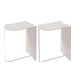 Contemporary Accent Table Nightstand Antique Finish Bedside Cabinet White 2 Piece Set Clearhalo 'Bedroom Furniture' 'furn' 'furn_night_stand' 'Furniture' 'night_stand' 'Nightstands' 6669403