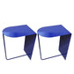 Contemporary Accent Table Nightstand Antique Finish Bedside Cabinet Dark Blue 2 Piece Set Clearhalo 'Bedroom Furniture' 'furn' 'furn_night_stand' 'Furniture' 'night_stand' 'Nightstands' 6669406