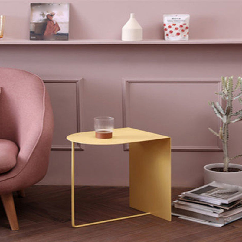 Contemporary Accent Table Nightstand Antique Finish Bedside Cabinet Yellow 1 Piece Clearhalo 'Bedroom Furniture' 'furn' 'furn_night_stand' 'Furniture' 'night_stand' 'Nightstands' 6669409