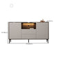 Contemporary Faux Wood TV Stand 2 Drawers and 2 Doors TV Cabinet Clearhalo 'furn' 'furn_tv_stands_entertainment_centers' 'Furniture' 'Living Room Furniture' 'TV Stands & Entertainment Centers' 'TV Stands & Media Storage Furniture' 'tv_stands_entertainment_centers' 6669452
