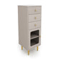 Glam Combo – commode de rangement verticale en pierre, commode pour chambre à coucher
