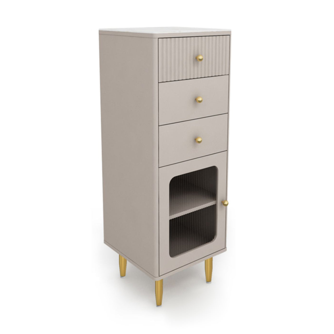 Glam Combo – commode de rangement verticale en pierre, commode pour chambre à coucher