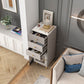 Glam Combo – commode de rangement verticale en pierre, commode pour chambre à coucher