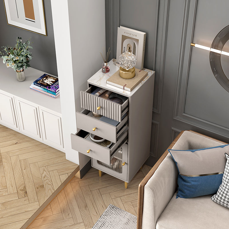 Glam Combo – commode de rangement verticale en pierre, commode pour chambre à coucher