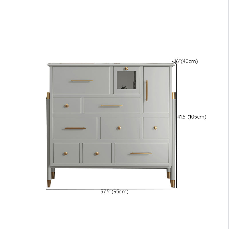 Wooden Storage Chest Dresser Contemporary Glam Dresser with Drawers Clearhalo 'Bedroom Furniture' 'Dressers & Chests' 'dressers_chests' 'furn' 'furn_dressers_chests' 'Furniture' 6669544