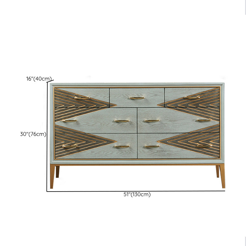 Wooden Storage Chest Dresser Contemporary Glam Dresser for Home Clearhalo 'Bedroom Furniture' 'Dressers & Chests' 'dressers_chests' 'furn' 'furn_dressers_chests' 'Furniture' 6669564