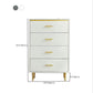 Wooden Chest Classic Glam Storage Chest Dresser with Drawers