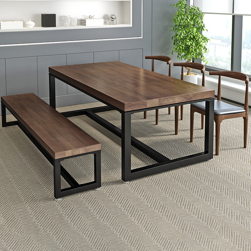 Industrial 29.53 "Escritorio de escritura de alto escritorio de madera Rectangular de la oficina