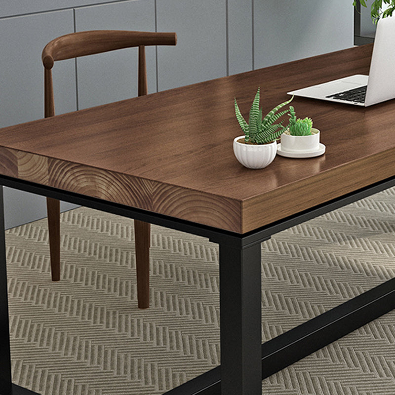 Industrial 29.53 "Escritorio de escritura de alto escritorio de madera Rectangular de la oficina