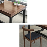 Industrial 29.53 "Escritorio de escritura de alto escritorio de madera Rectangular de la oficina