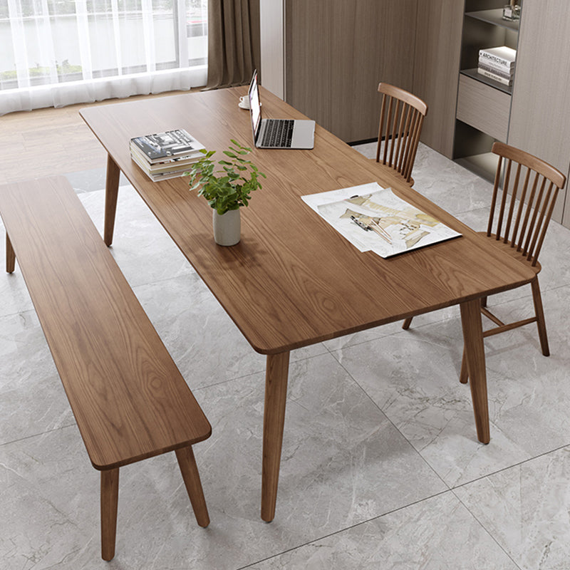 Contemporary Rectangular Writing Desk Solid Wood Office Desk Clearhalo 'furn' 'furn_office_desk' 'Furniture' 'Office Desks' 'Office Furniture' 'office_desk' 6669794