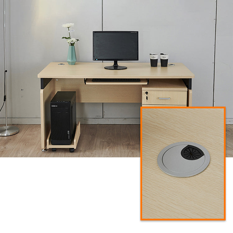 Bureau de bureau industriel Bureau d'ordinateur Rectangle en bois fabriqué