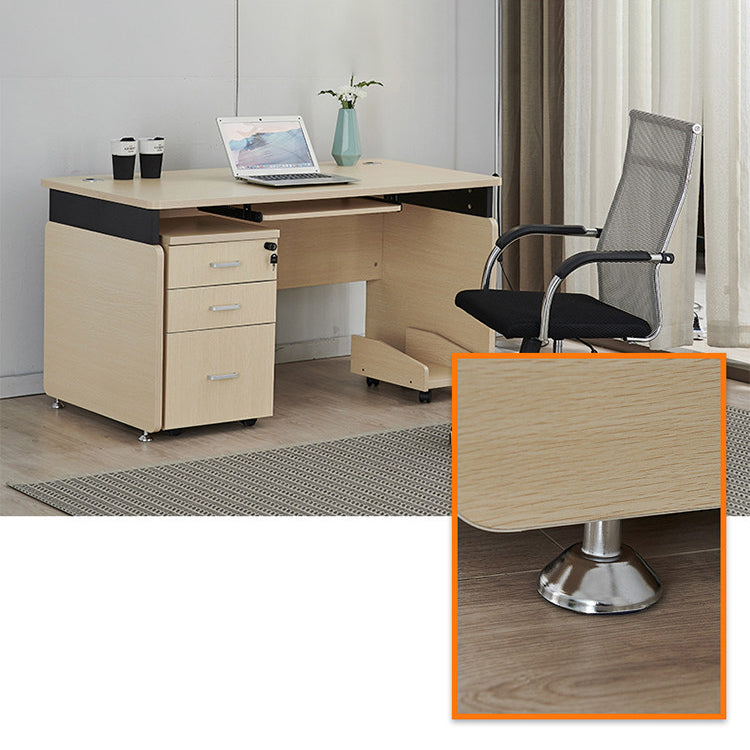 Bureau de bureau industriel Bureau d'ordinateur Rectangle en bois fabriqué