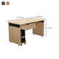 Bureau de bureau industriel Bureau d'ordinateur Rectangle en bois fabriqué