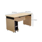 Bureau de bureau industriel Bureau d'ordinateur Rectangle en bois fabriqué