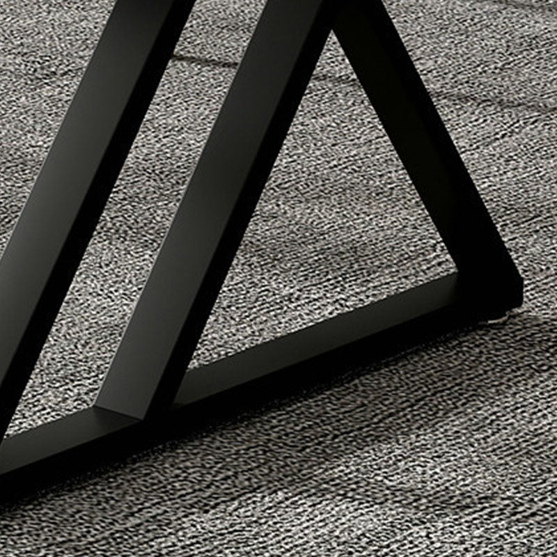 Escritorio de juego contemporáneo escritorio de acabado antiguo con patas de metal