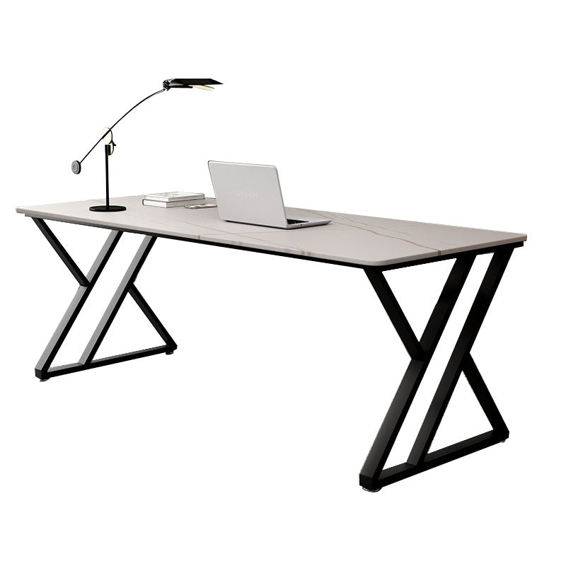 29,53 "H Desk da gioco contemporanei banco di computer con gambe metalliche con gambe metalliche