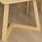 Modern 29,53 "großer Büroschreibtisch Massivholzkrümmte Schreibtisch gebogene Schreibtisch