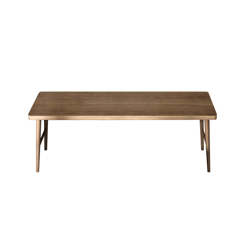 Scrivania di scrittura in legno contemporanea scrivania da camera da letto in marrone con le gambe