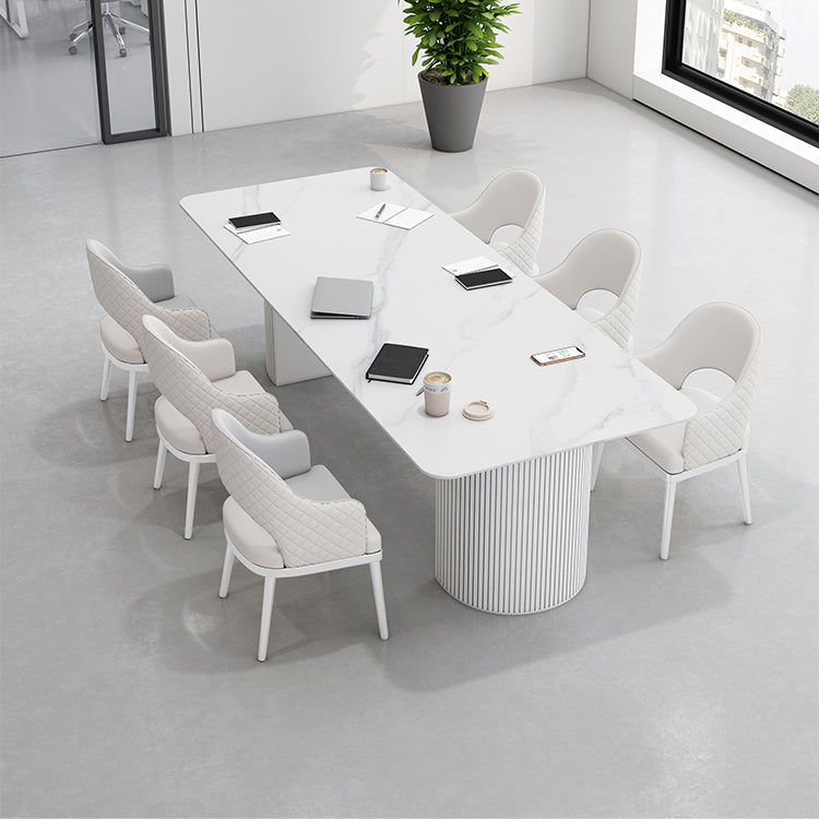 Moderner Steinrechteck-Büroschreibtisch 29,53 Zoll großer Schreibtisch